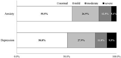 The Prevalence of and Factors Associated With Anxiety and Depression Among Working-Age Adults in Mainland China at the Early Remission Stage of the Coronavirus 2019 Pandemic